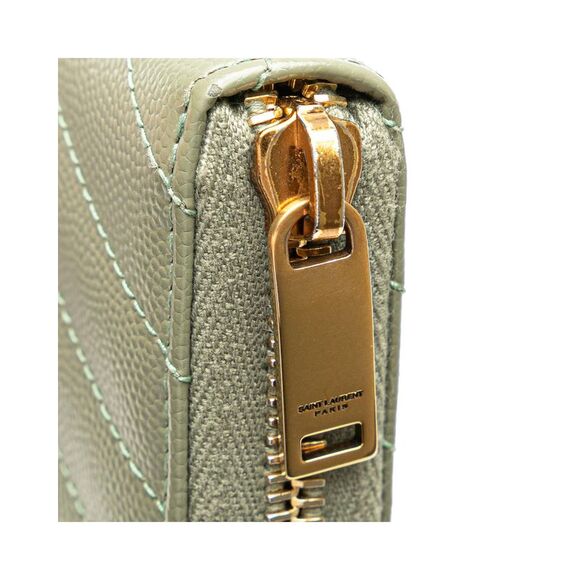 Pre Loved Saint Laurent Monogram Zip Around Long Wallet - Picture 9 of 11